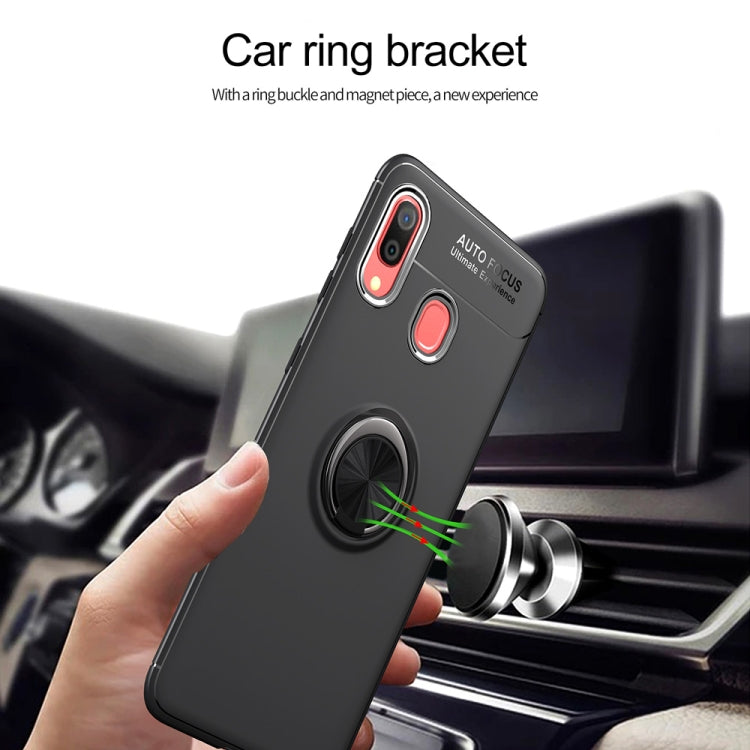 Lenuo Shockproof TPU Case for Galaxy A40, with Invisible Holder
