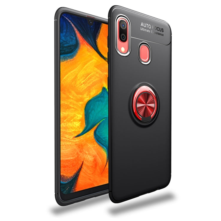 Lenuo Shockproof TPU Case for Galaxy A40, with Invisible Holder