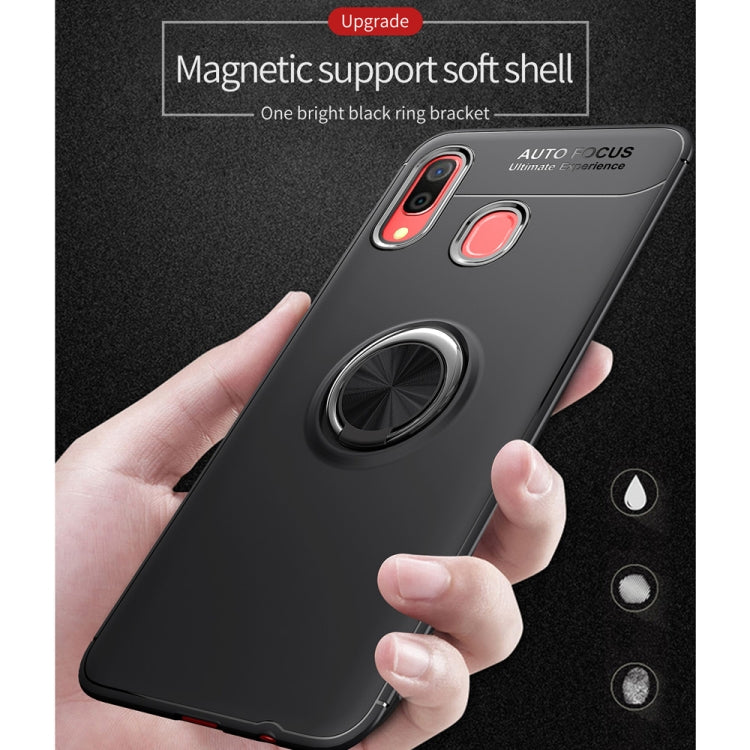Lenuo Shockproof TPU Case for Galaxy A40, with Invisible Holder