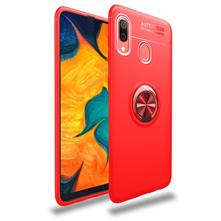 Lenuo Shockproof TPU Case for Galaxy A40, with Invisible Holder