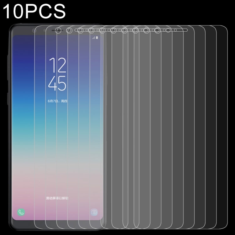 10 PCS 0.26mm 9H 2.5D Tempered Glass Film for Galaxy A9 Star