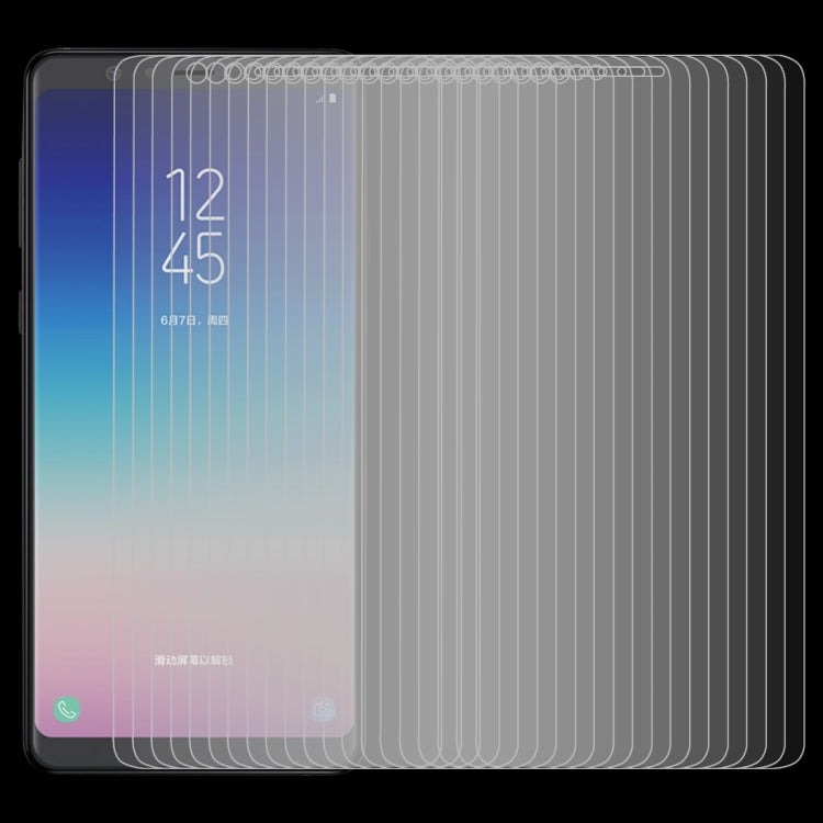 50 PCS 0.26mm 9H 2.5D Tempered Glass Film for Galaxy A9 Star