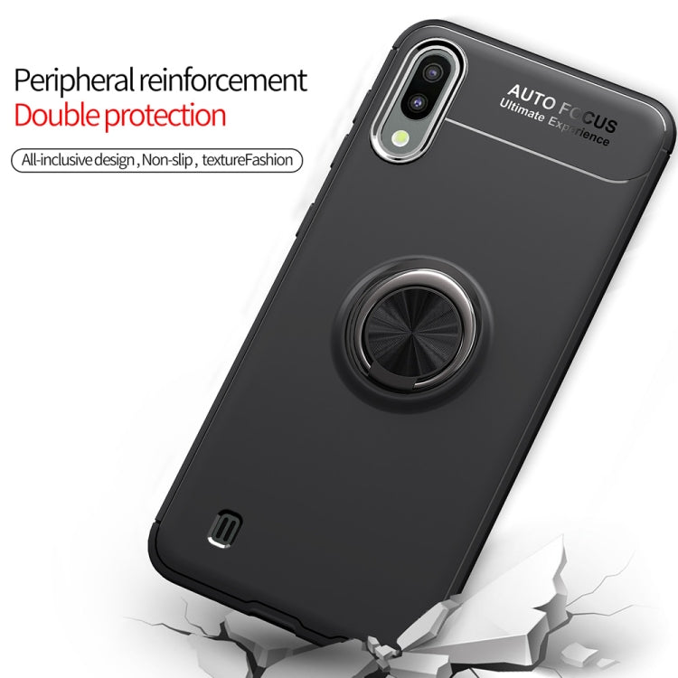 Lenuo Shockproof TPU Case for Galaxy M10, with Invisible Holder