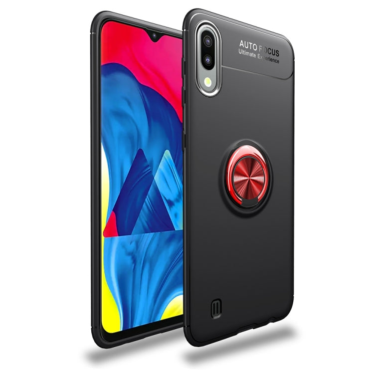 Lenuo Shockproof TPU Case for Galaxy M10, with Invisible Holder