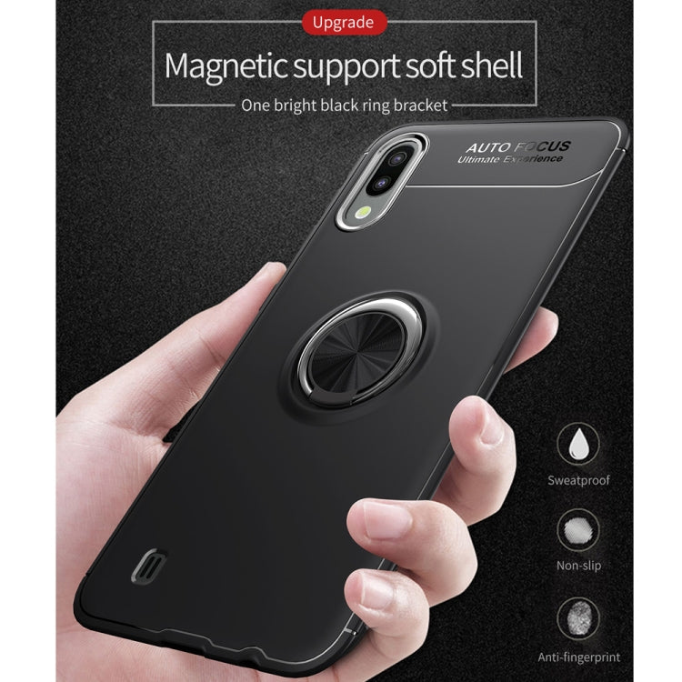 Lenuo Shockproof TPU Case for Galaxy M10, with Invisible Holder