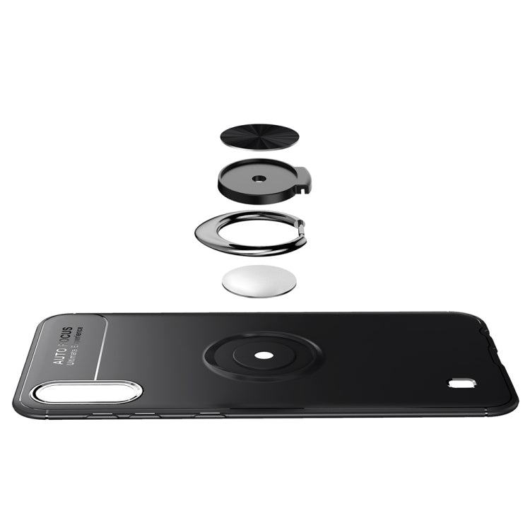 Lenuo Shockproof TPU Case for Galaxy M10, with Invisible Holder