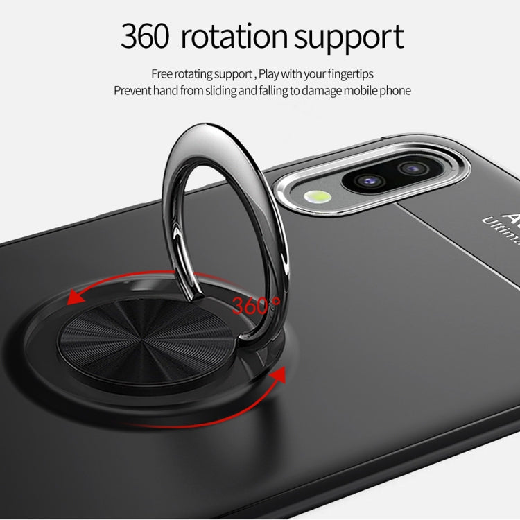 Lenuo Shockproof TPU Case for Galaxy M10, with Invisible Holder