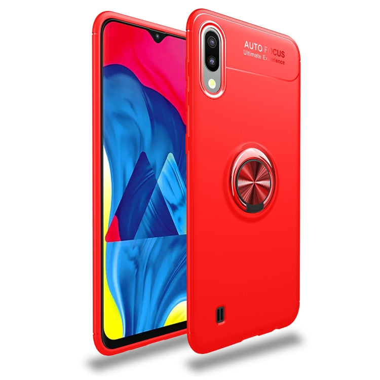 Lenuo Shockproof TPU Case for Galaxy M10, with Invisible Holder