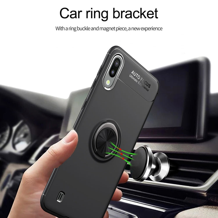 Lenuo Shockproof TPU Case for Galaxy M10, with Invisible Holder