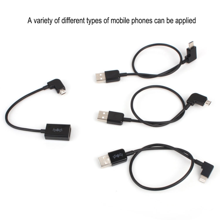 16cm Micro USB to USB Remote Controller Converting Data Cable for DJI MAVIC PRO & SPARK Drone Accessories