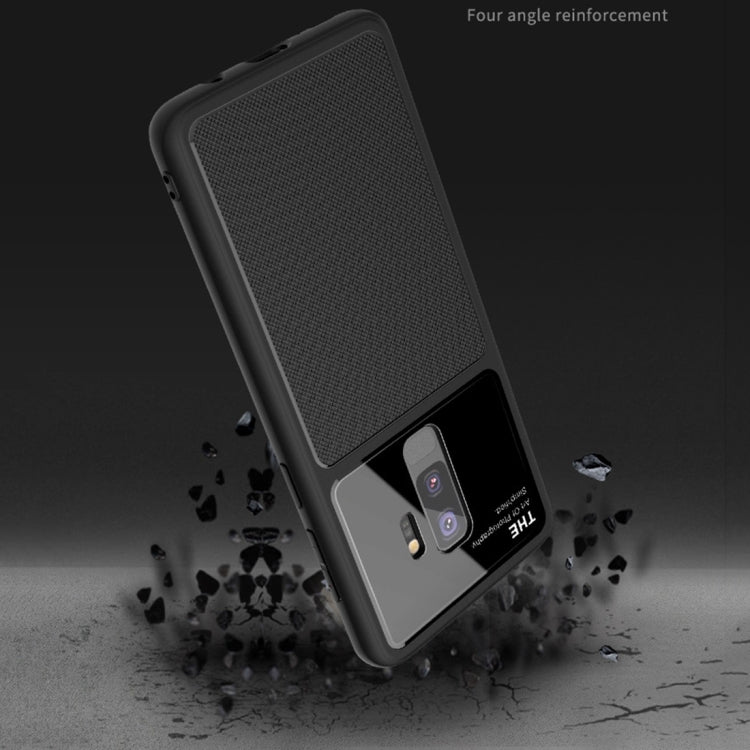 Lenuo LeJazz Series for Galaxy S9+ Shockproof TPU + Glass Protective Back Case