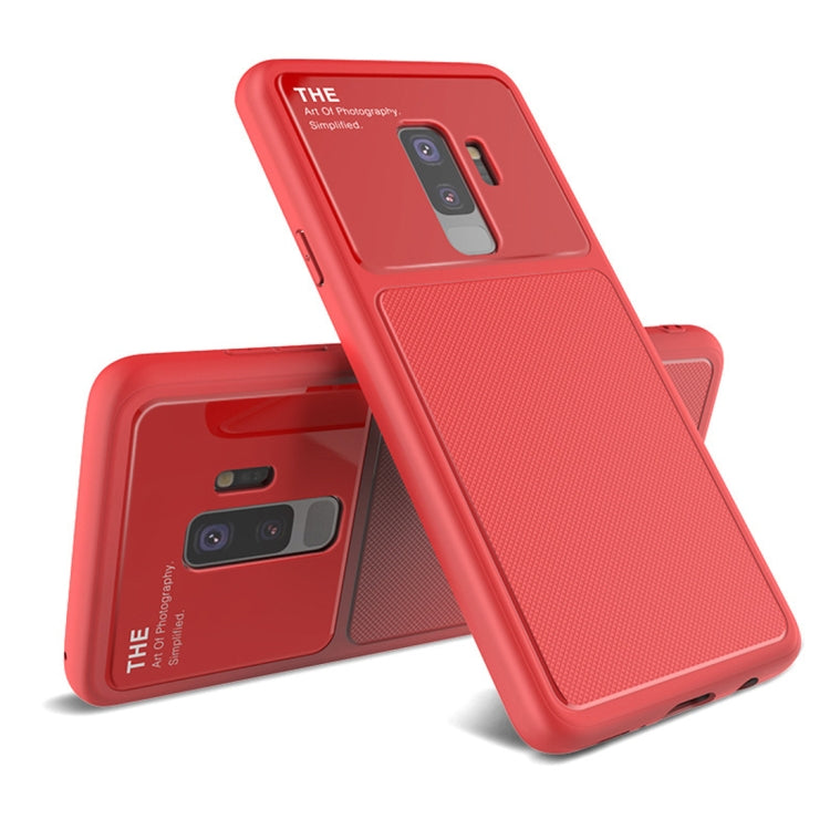 Lenuo LeJazz Series for Galaxy S9+ Shockproof TPU + Glass Protective Back Case