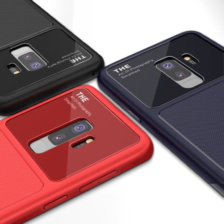 Lenuo LeJazz Series for Galaxy S9+ Shockproof TPU + Glass Protective Back Case