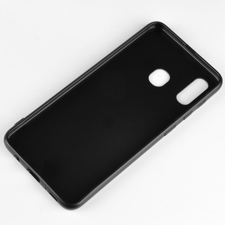 Shockproof Sheep Skin PC + PU + TPU Case for Galaxy A30 (Brown)