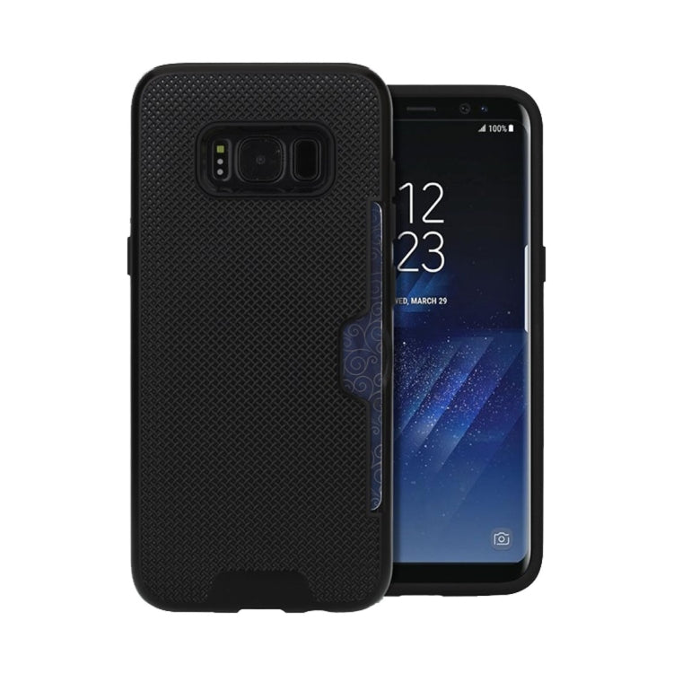 For Galaxy S8 Shockproof Dream Catcher PC Texture TPU Protective Case with Card Slots