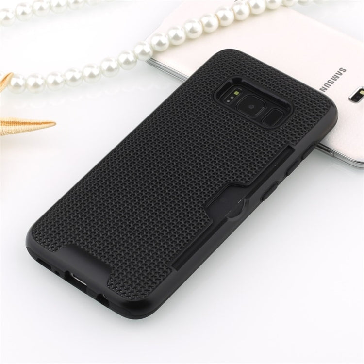 For Galaxy S8 Shockproof Dream Catcher PC Texture TPU Protective Case with Card Slots