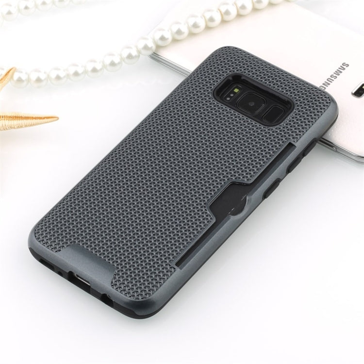 For Galaxy S8 Shockproof Dream Catcher PC Texture TPU Protective Case with Card Slots