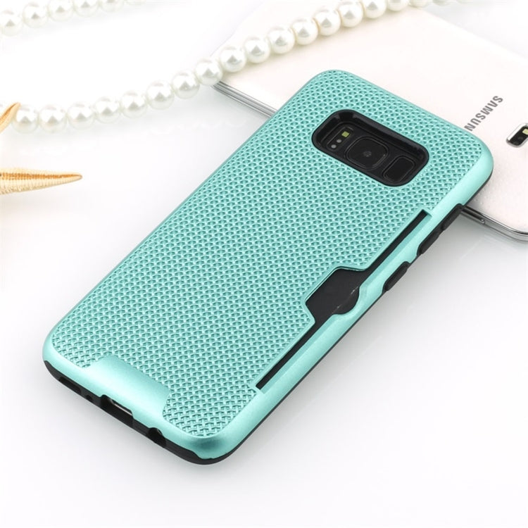 For Galaxy S8 Shockproof Dream Catcher PC Texture TPU Protective Case with Card Slots