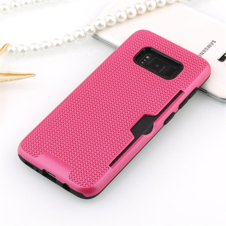 For Galaxy S8 Shockproof Dream Catcher PC Texture TPU Protective Case with Card Slots