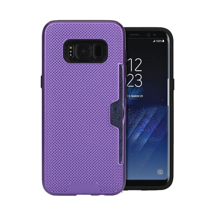 For Galaxy S8 Shockproof Dream Catcher PC Texture TPU Protective Case with Card Slots