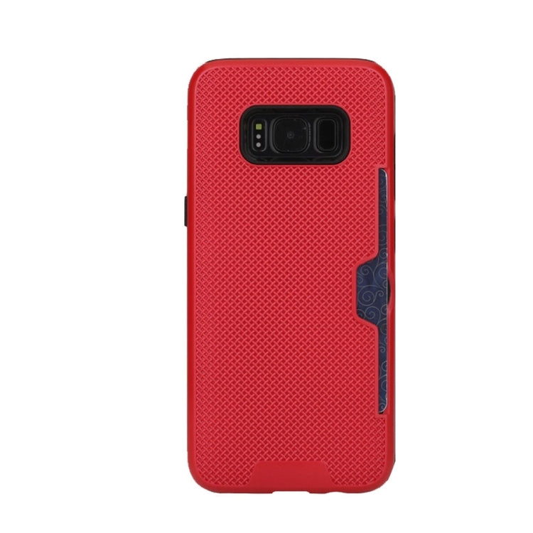 For Galaxy S8 Shockproof Dream Catcher PC Texture TPU Protective Case with Card Slots