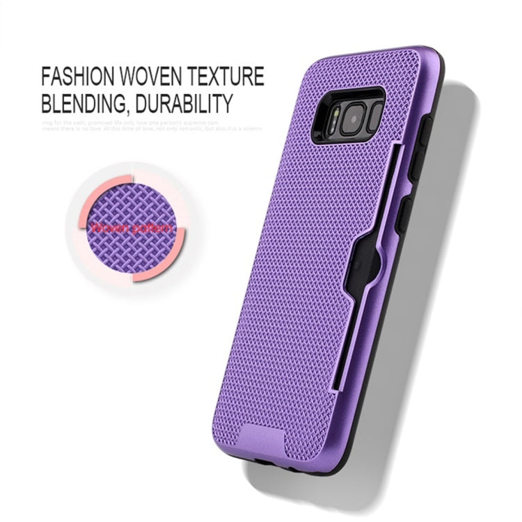 For Galaxy S8 Shockproof Dream Catcher PC Texture TPU Protective Case with Card Slots