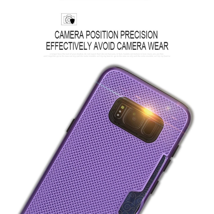 For Galaxy S8 Shockproof Dream Catcher PC Texture TPU Protective Case with Card Slots