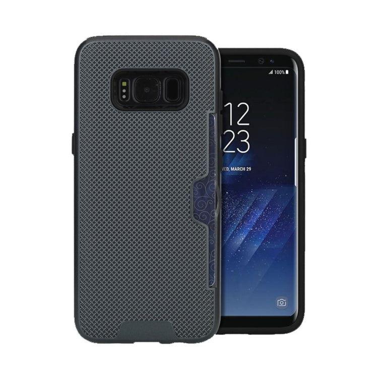 For Galaxy S8 + / G955 Shockproof Dream Catcher PC Texture TPU Protective Case Back Cover Case with Card Slots