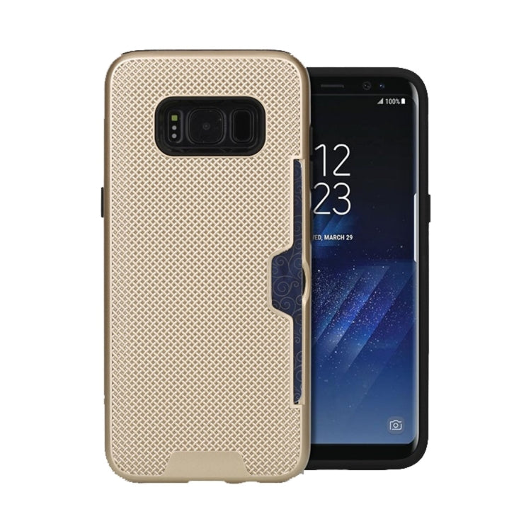 For Galaxy S8 + / G955 Shockproof Dream Catcher PC Texture TPU Protective Case Back Cover Case with Card Slots