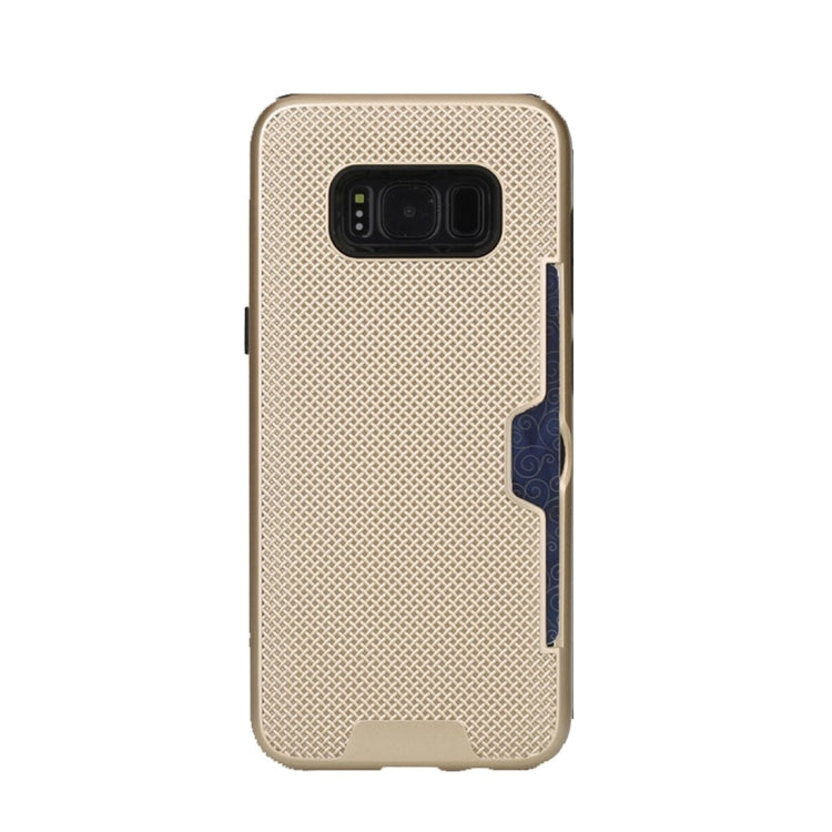 For Galaxy S8 + / G955 Shockproof Dream Catcher PC Texture TPU Protective Case Back Cover Case with Card Slots