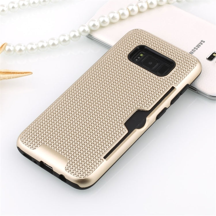 For Galaxy S8 + / G955 Shockproof Dream Catcher PC Texture TPU Protective Case Back Cover Case with Card Slots