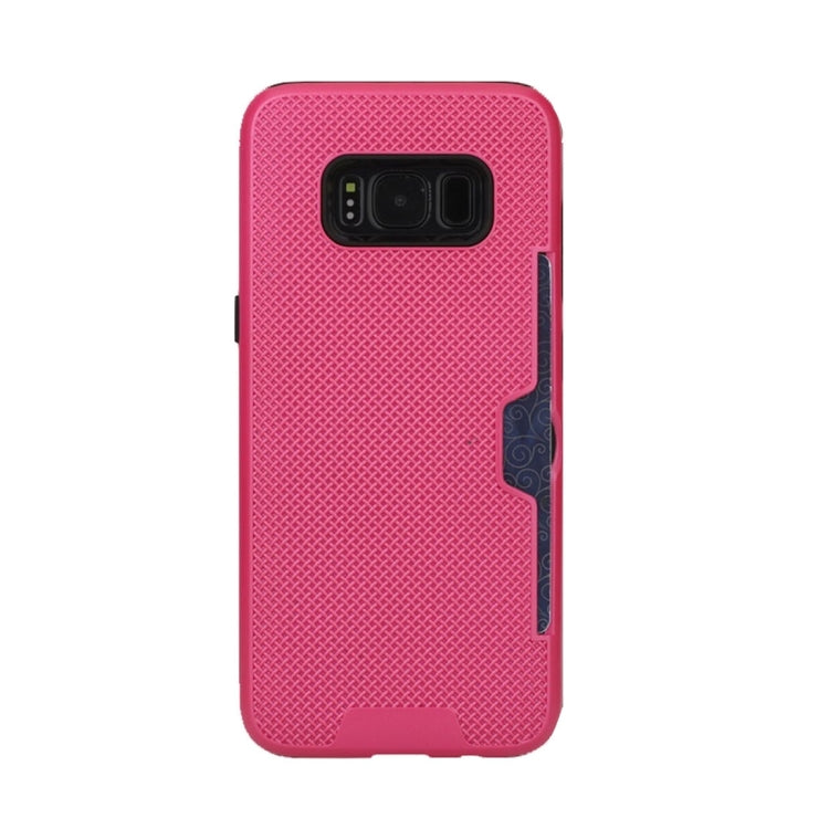 For Galaxy S8 + / G955 Shockproof Dream Catcher PC Texture TPU Protective Case Back Cover Case with Card Slots