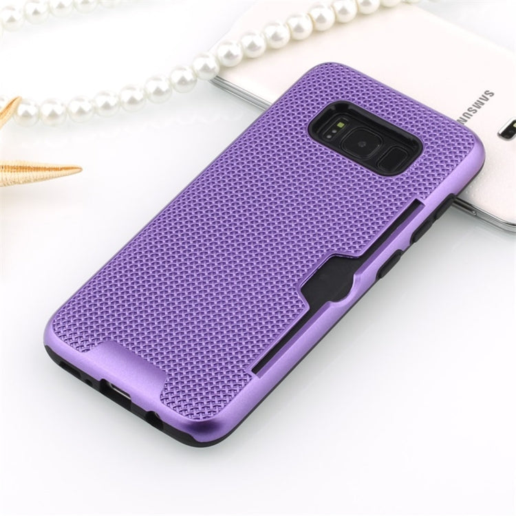For Galaxy S8 + / G955 Shockproof Dream Catcher PC Texture TPU Protective Case Back Cover Case with Card Slots