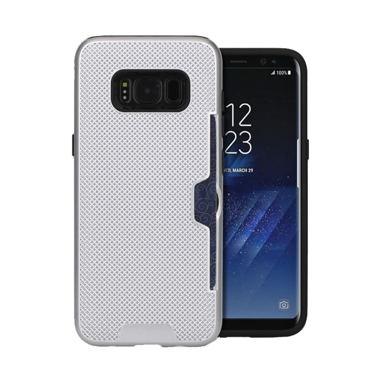 For Galaxy S8 + / G955 Shockproof Dream Catcher PC Texture TPU Protective Case Back Cover Case with Card Slots