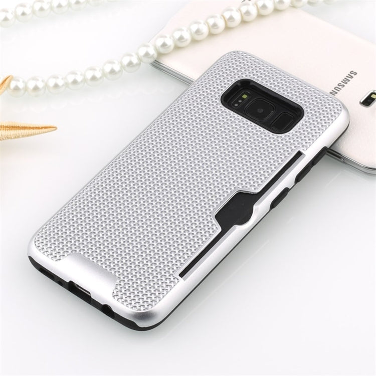 For Galaxy S8 + / G955 Shockproof Dream Catcher PC Texture TPU Protective Case Back Cover Case with Card Slots