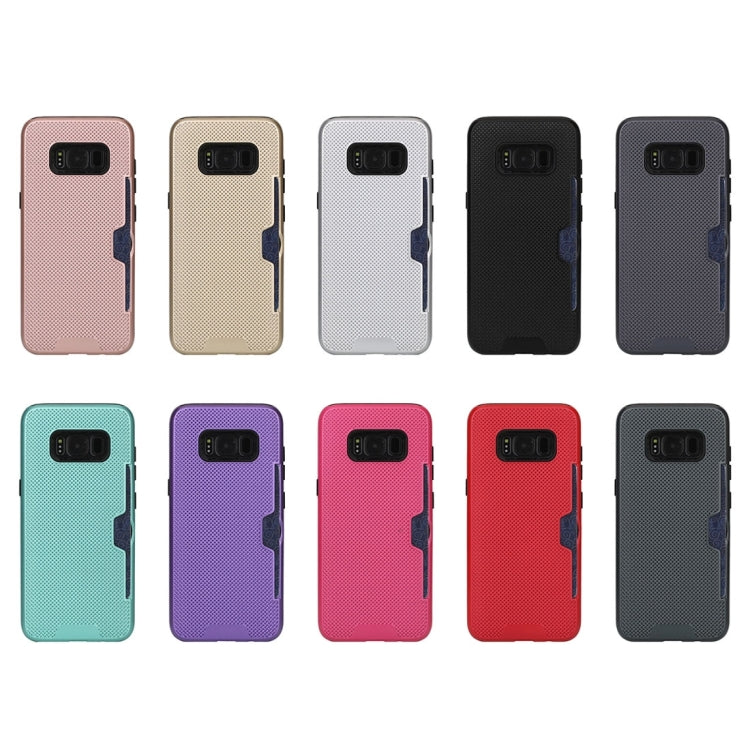 For Galaxy S8 + / G955 Shockproof Dream Catcher PC Texture TPU Protective Case Back Cover Case with Card Slots