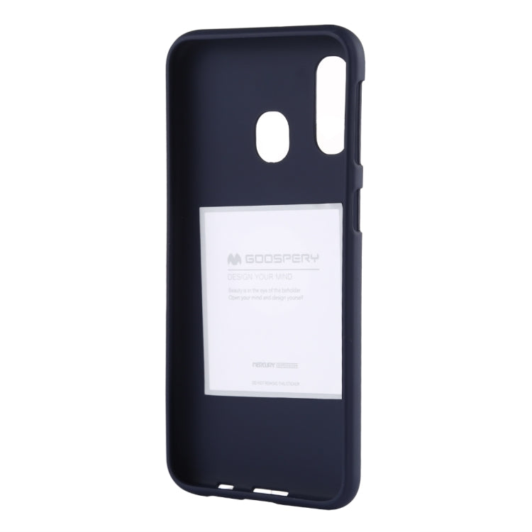 GOOSPERY SOFT FEELING  Liquid TPU Drop Protection Soft Shell for Galaxy A40