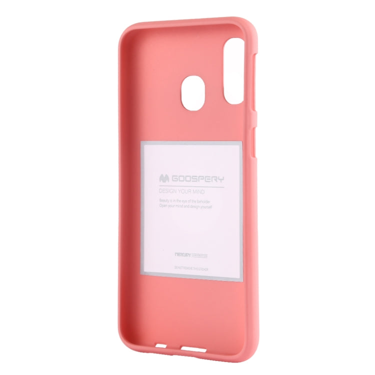 GOOSPERY SOFT FEELING  Liquid TPU Drop Protection Soft Shell for Galaxy A40