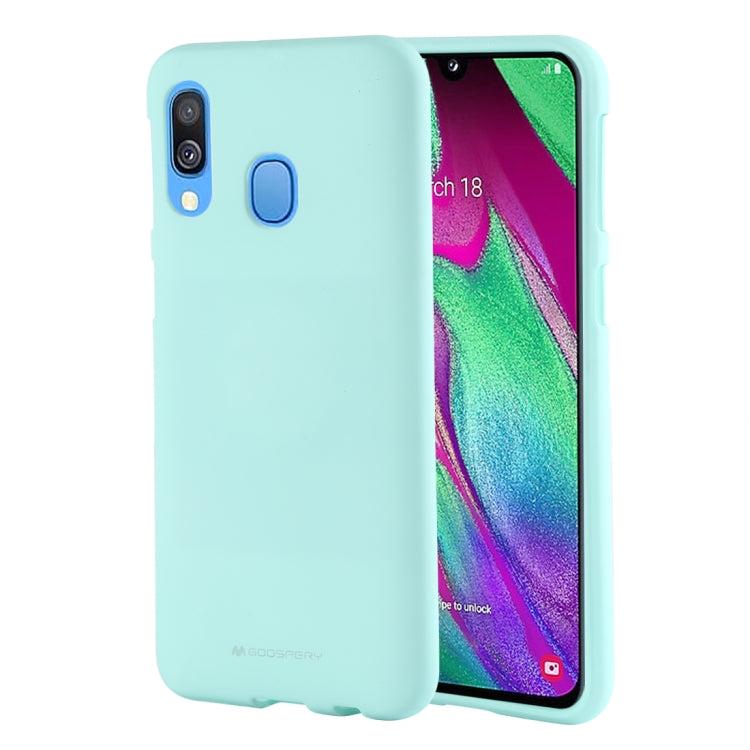 GOOSPERY SOFT FEELING  Liquid TPU Drop Protection Soft Shell for Galaxy A40