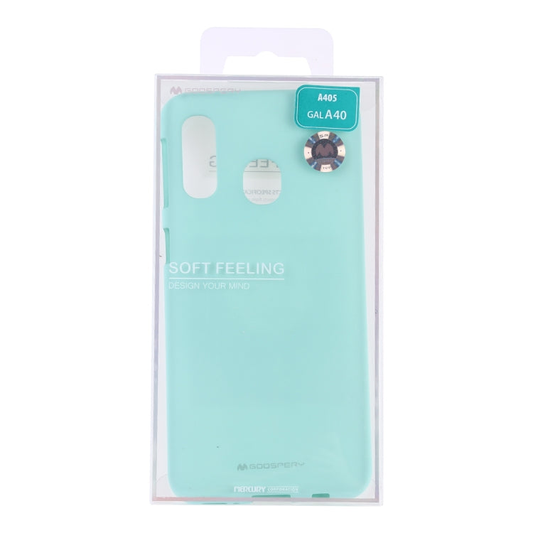 GOOSPERY SOFT FEELING  Liquid TPU Drop Protection Soft Shell for Galaxy A40