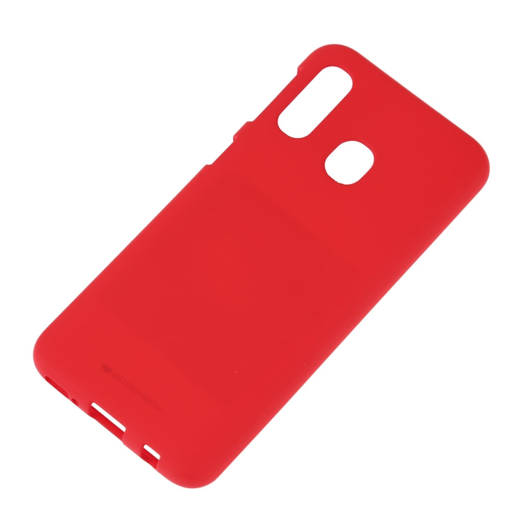 GOOSPERY SOFT FEELING  Liquid TPU Drop Protection Soft Shell for Galaxy A40