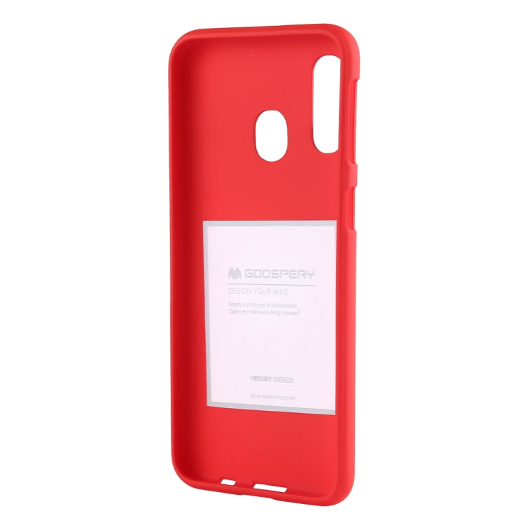 GOOSPERY SOFT FEELING  Liquid TPU Drop Protection Soft Shell for Galaxy A40