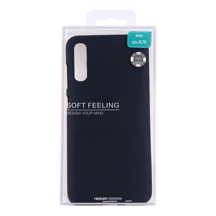 GOOSPERY SOFT FEELING  Liquid TPU Drop Protection Soft Shell for Galaxy A70