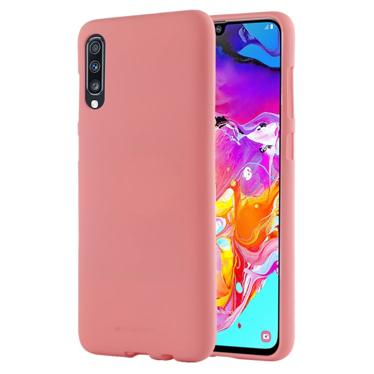 GOOSPERY SOFT FEELING  Liquid TPU Drop Protection Soft Shell for Galaxy A70