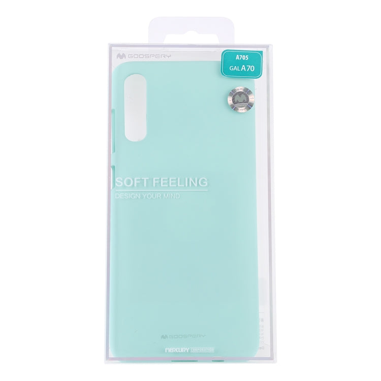 GOOSPERY SOFT FEELING  Liquid TPU Drop Protection Soft Shell for Galaxy A70