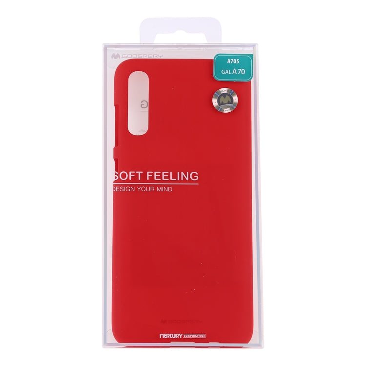 GOOSPERY SOFT FEELING  Liquid TPU Drop Protection Soft Shell for Galaxy A70