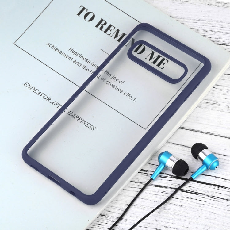 Shockproof Pure Color Border Acrylic + TPU Protective Case for Galaxy S10