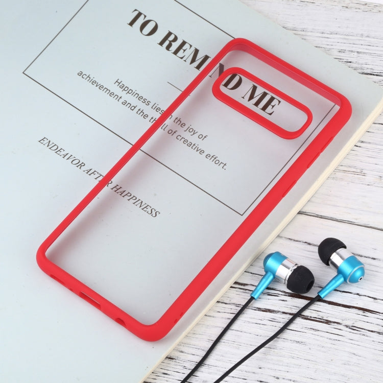 Shockproof Pure Color Border Acrylic + TPU Protective Case for Galaxy S10