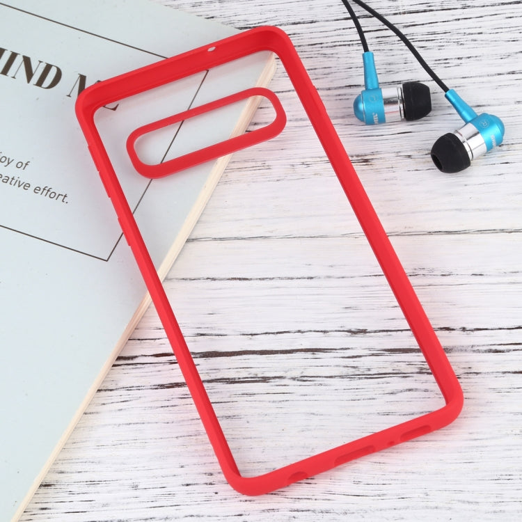 Shockproof Pure Color Border Acrylic + TPU Protective Case for Galaxy S10