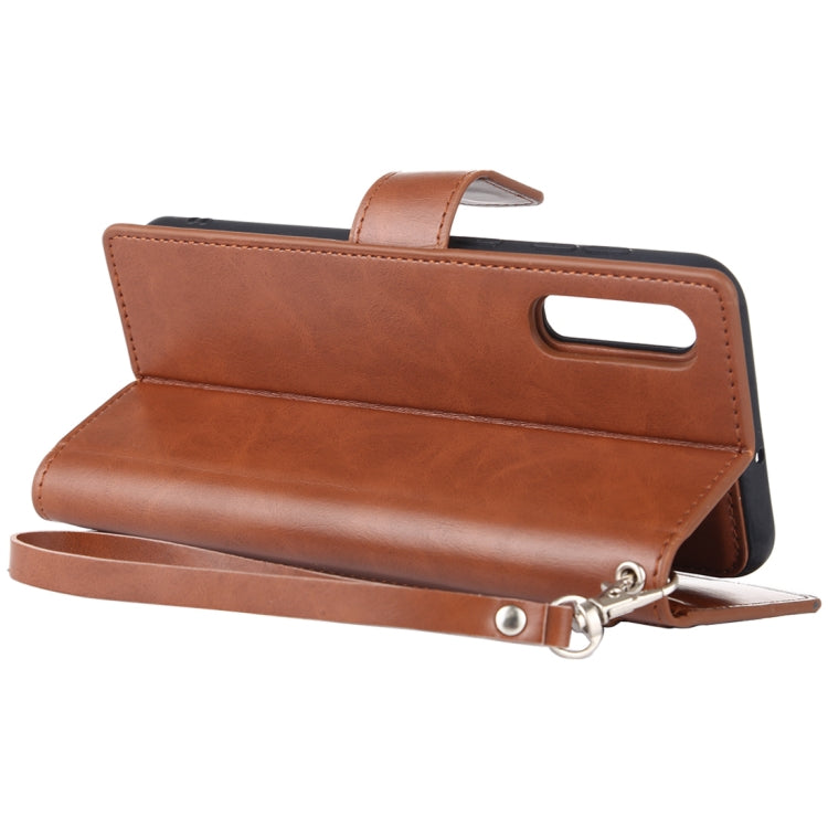 GOOSPERY DETACHABLE DIARY Horizontal Flip Leather Case with Holder & Card Slots & Zipper & Wallet for Galaxy A50